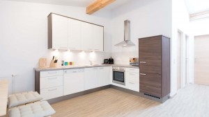 Küche und Essbereich - Apartment Merlin